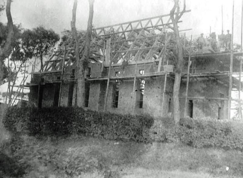 Bouw Langgrousterwei 6, 1908